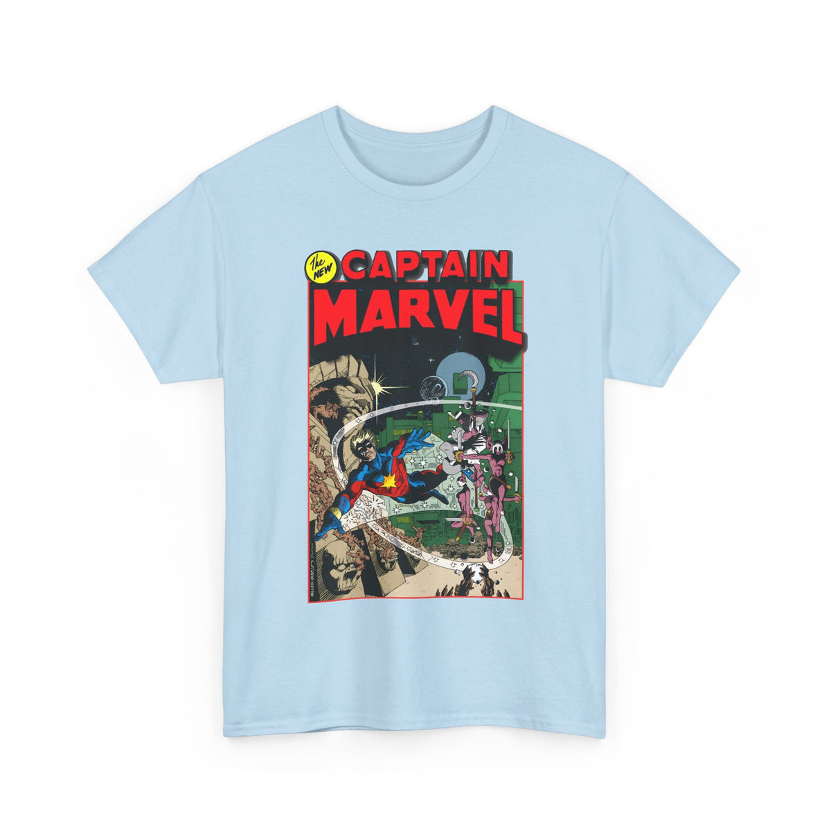 Captain Marvel T-Shirt - Frank Miller Art - Spotlight #8 Cover Art - Marvel Comics
