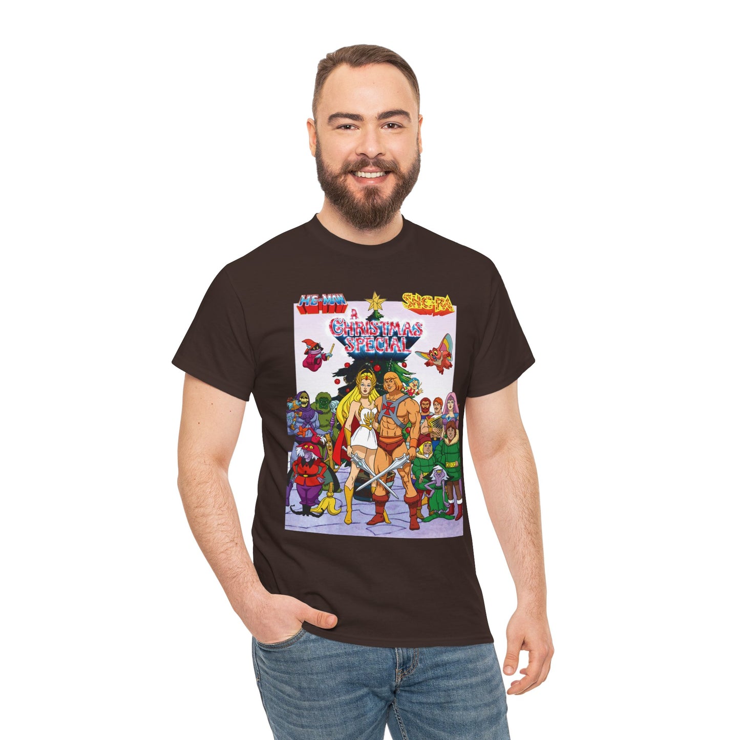 He-Man & She-Ra: A Christmas Special T-Shirt - Masters of the Universe, Princess of Power - Skeletor, Fisto, Orko, Kowl, Madame Razz - Filmation