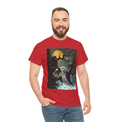 Solomon Grundy T-Shirt - Bernie Wrightson Art - Batman Watching From the Trees - DC Comics