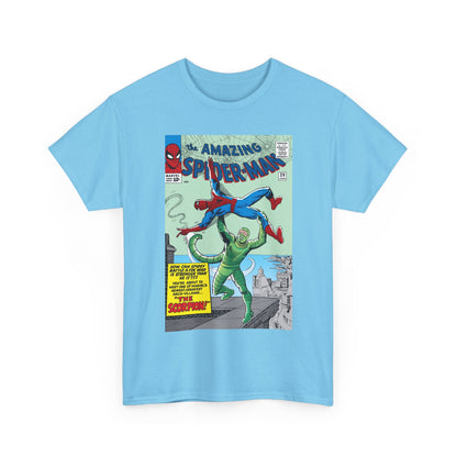 Amazing Spider-Man T-Shirt - Steve Ditko Art - Vs The Scorpion - Marvel Comics