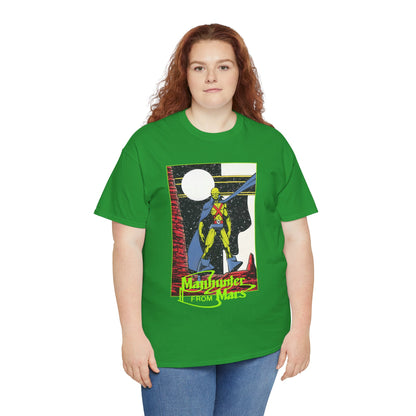 Martian Manhunter T-Shirt - George Perez Art - 1980s Justice League of America (JLA) Postcard Art - DC Comics
