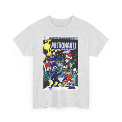 Micronauts T-Shirt - Annual #1 Cover Art - Marvel Comics - Arcturus Rann, Biotron, Marionette, Microtron, Bug, Acroyear
