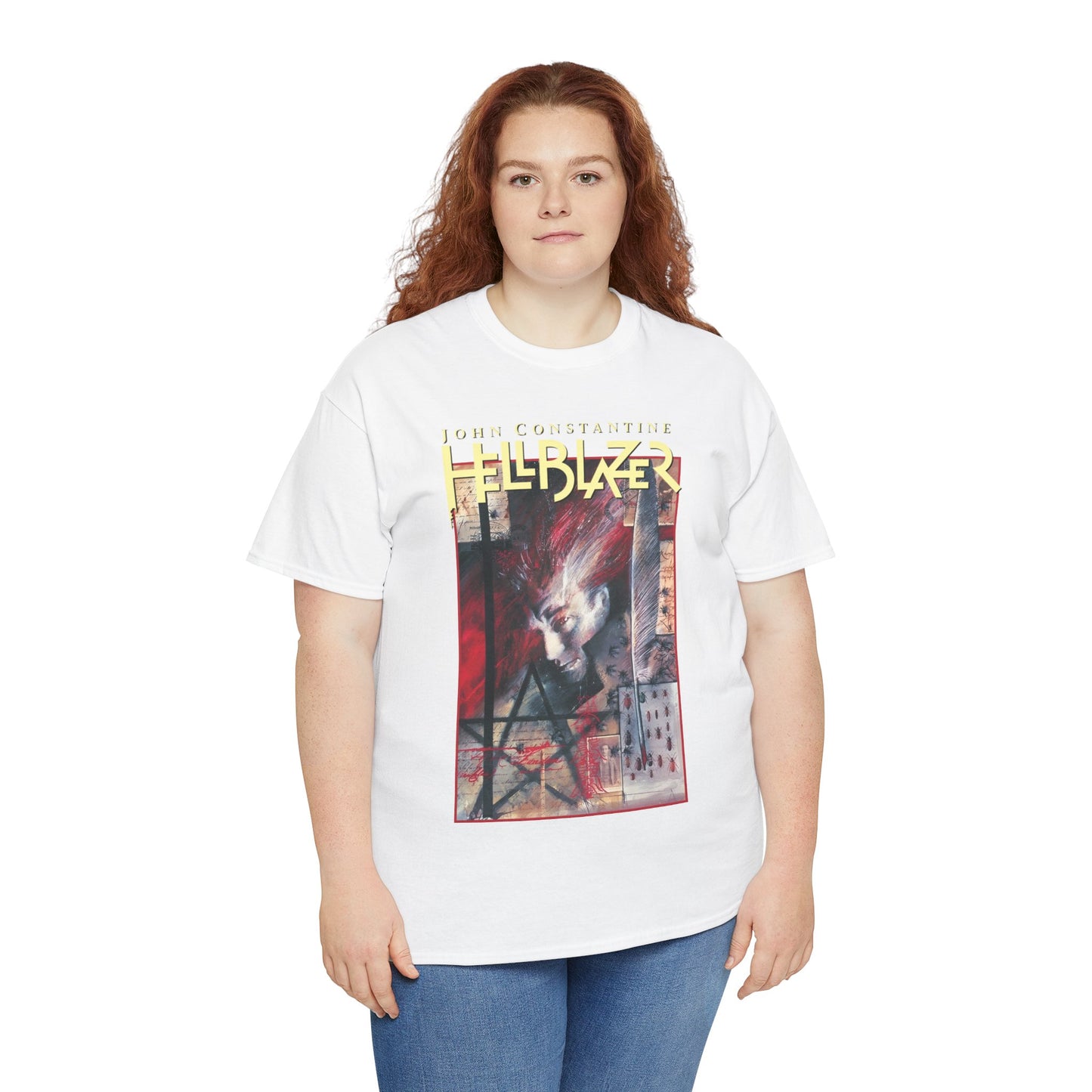 John Constantine Hellblazer T-Shirt - Dave McKean Art - DC Comics/Vertigo