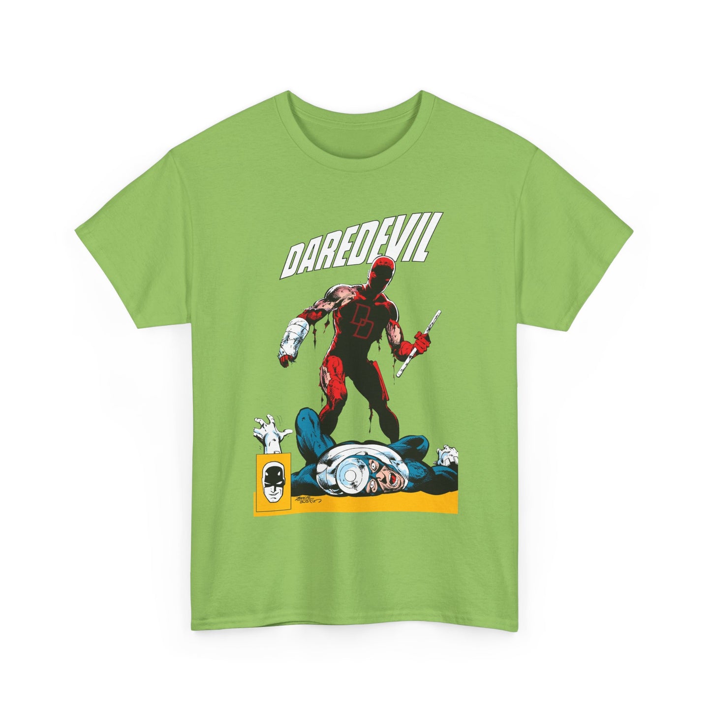 Daredevil T-Shirt - John Byrne Art - Marvel Comics - Bullseye - Matt Murdock, Man Without Fear