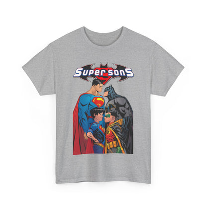 Super Sons T-Shirt - Jorge Jimenez Art - Superman, Batman, Jon Kent, Damian Wayne - DC Comics - Sons of Superman & Batman