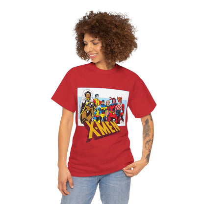 X-Men T-Shirt - Arthur Adams Art - Cyclops, Nightcrawler, Storm, Wolverine, Thunderbird, Sunfire, Banshee - Marvel Comics