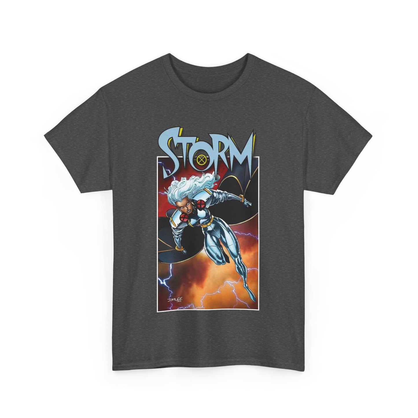 Storm T-Shirt - Jim Lee Art - Ororo - Uncanny X-Men Member & Leader - Heroic Mutant - Marvel Comics
