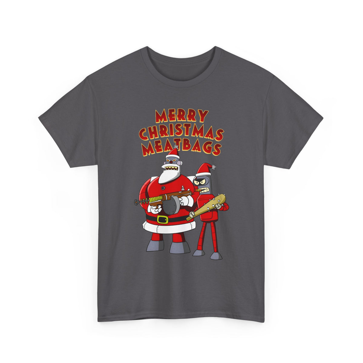 Robot Santa Claus & Bender Futurama Christmas T-Shirt