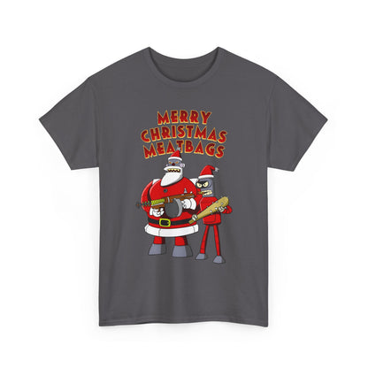 Robot Santa Claus & Bender Futurama Christmas T-Shirt