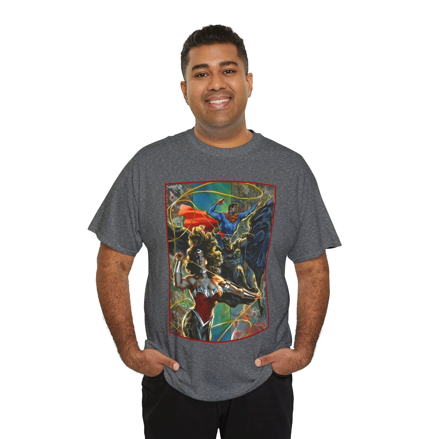 DC Trinity T-Shirt - Felipe Massafera Art - Batman, Wonder Woman, Superman - New 52 - DC Comics