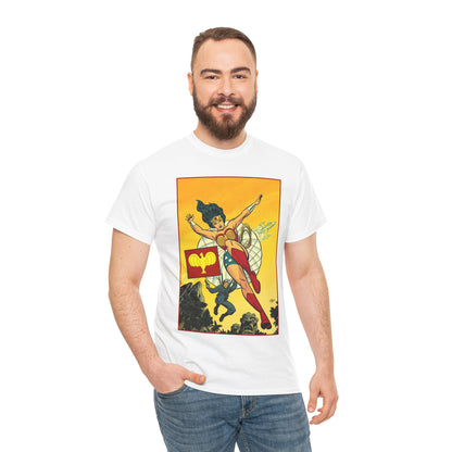 Wonder Woman T-Shirt - Michael Cho Art - Golden Age Art Theme - Steve Trevor - DC Comics