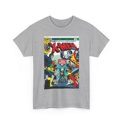 X-Men #100 T-Shirt - Dave Cockrum Art - Cyclops, Colossus, Wolverine, Storm, Jean Grey, Iceman - Marvel Comics