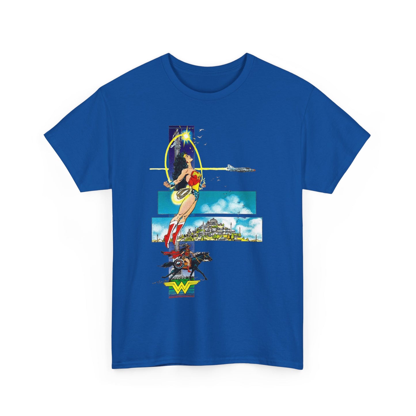 Wonder Woman T-Shirt - George Perez Art - From History of the DC Universe Series - Themyscira - DC Comics