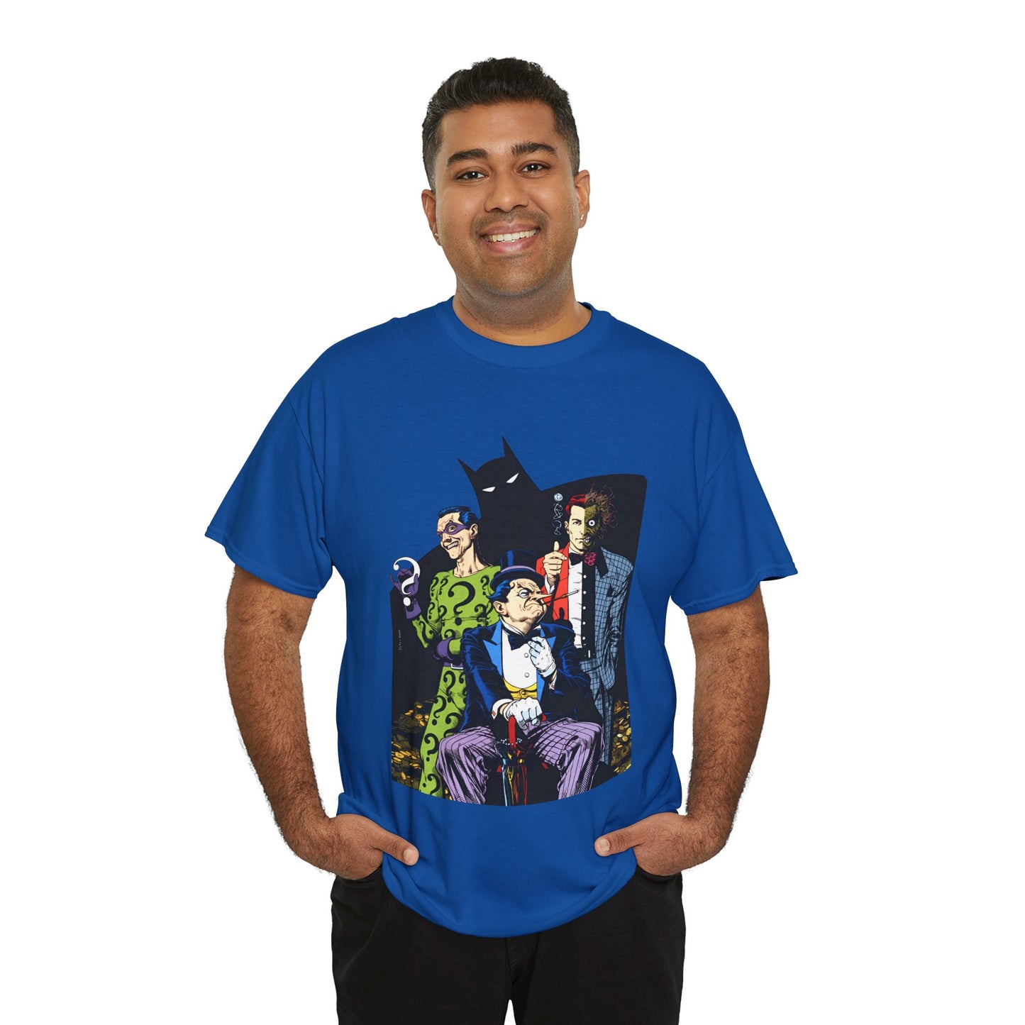 Riddler, Two-Face, Penguin T-Shirt - Brian Bolland Art - DC Comics