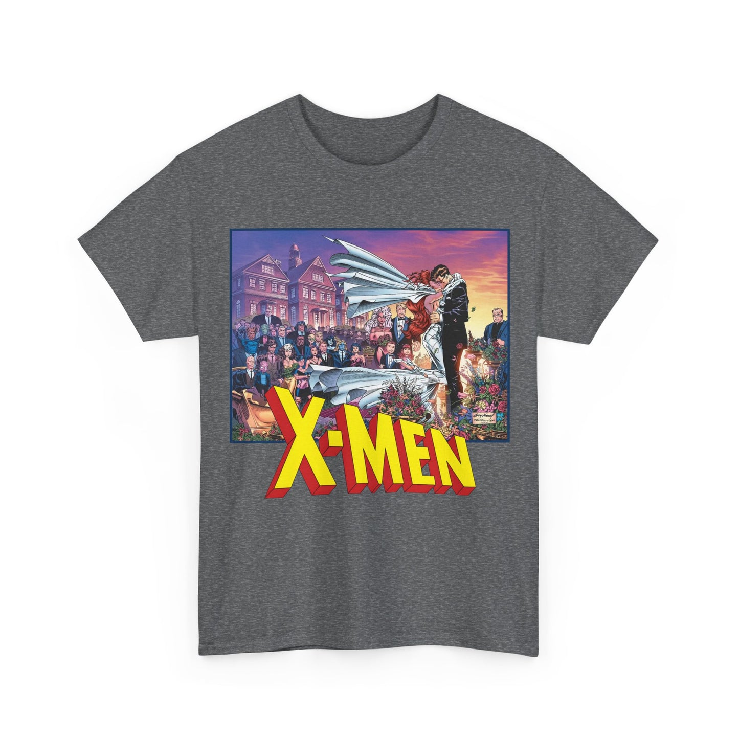 X-Men T-Shirt - Andy Kubert Art - Wedding of Scott & Jean Grey - Marvel Comics