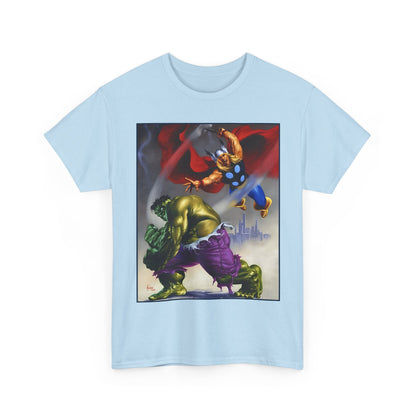 Incredible Hulk & Thor T-Shirt - Joe Jusko Art - Marvel Comics