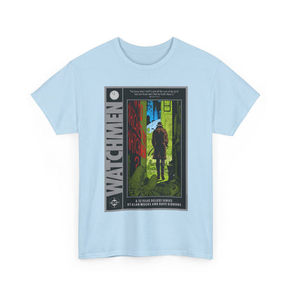 Watchmen Ad T-Shirt - Dave Gibbons Art - Rorschach - DC Comics