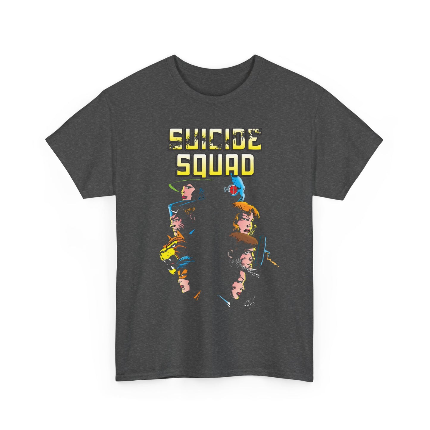 Suicide Squad T-Shirt - Howard Chaykin Art - Deadshot, Enchantress, Bronze Tiger, Captain Boomerang - DC Comics