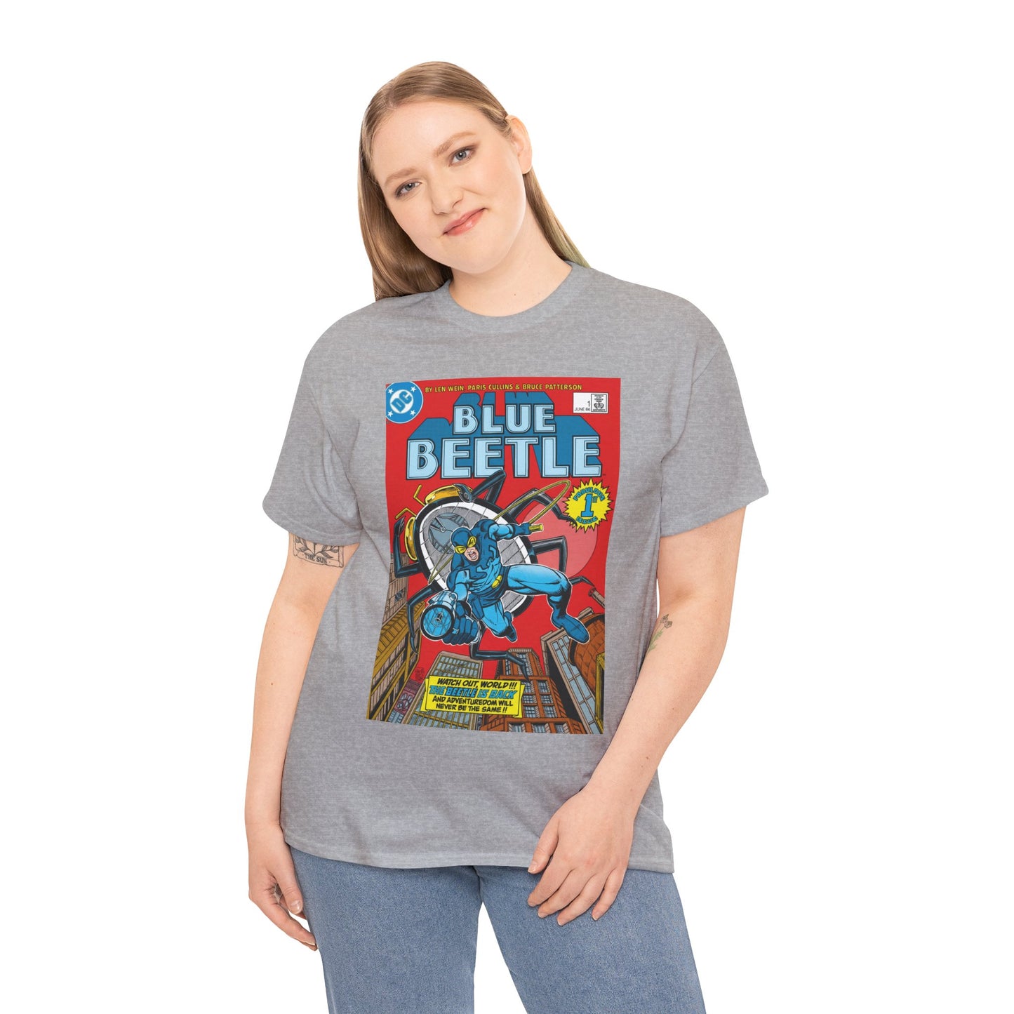 Blue Beetle #1 T-Shirt - Paris Cullins Art - Ted Kord - DC Comics