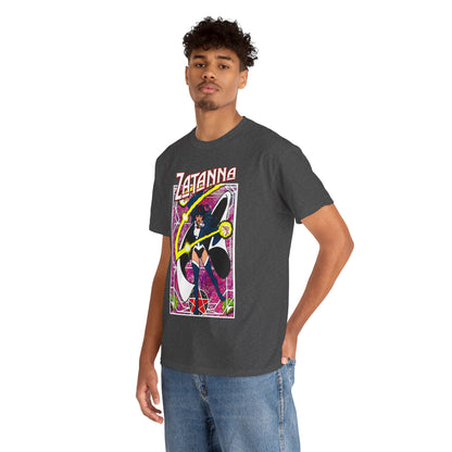 Zatanna T-Shirt - George Perez Postcard Art - Justice League Magic Member - JLA Satellite Era - DC Comics