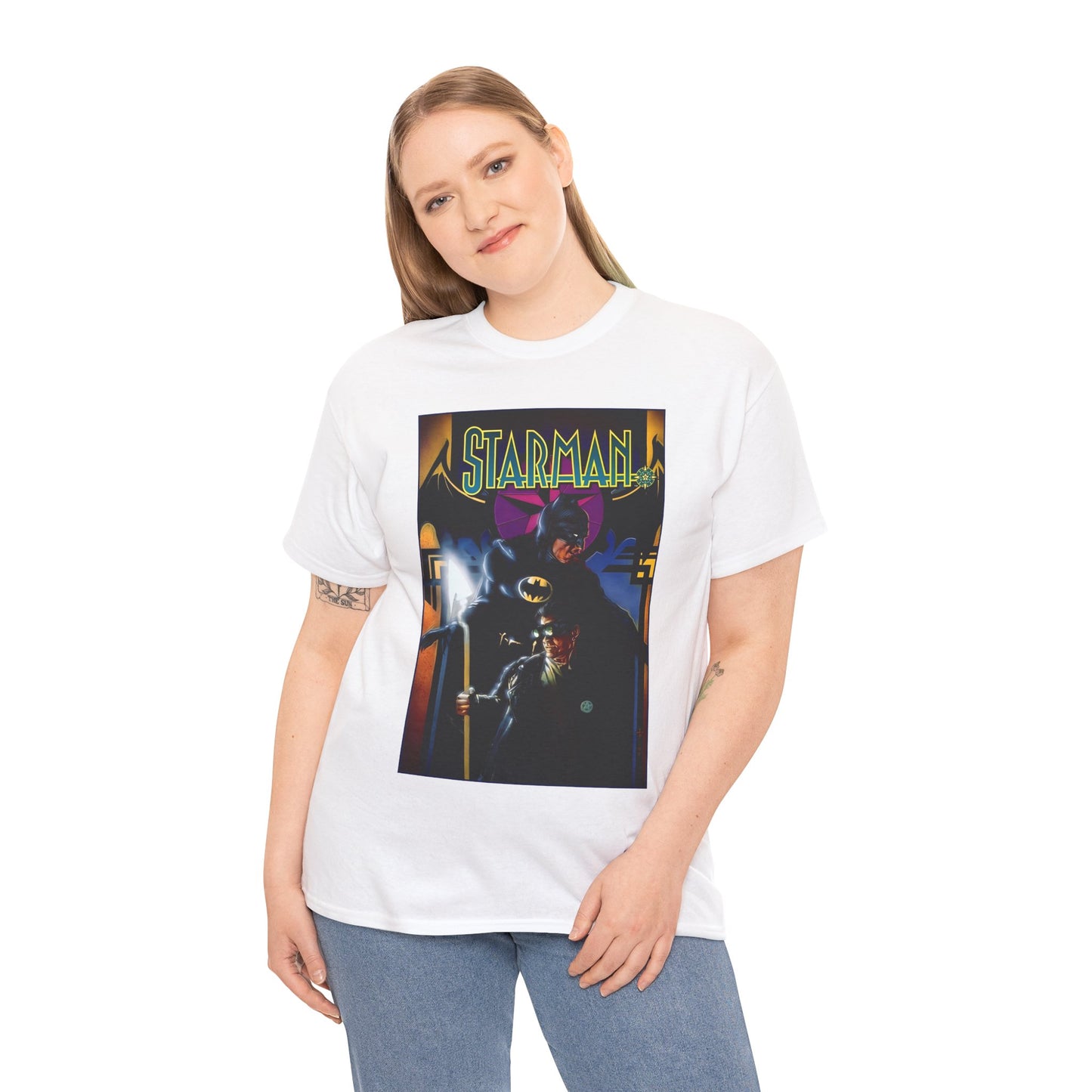Starman & Batman T-Shirt - Tony Harris Art - Jack Knight - DC Comics
