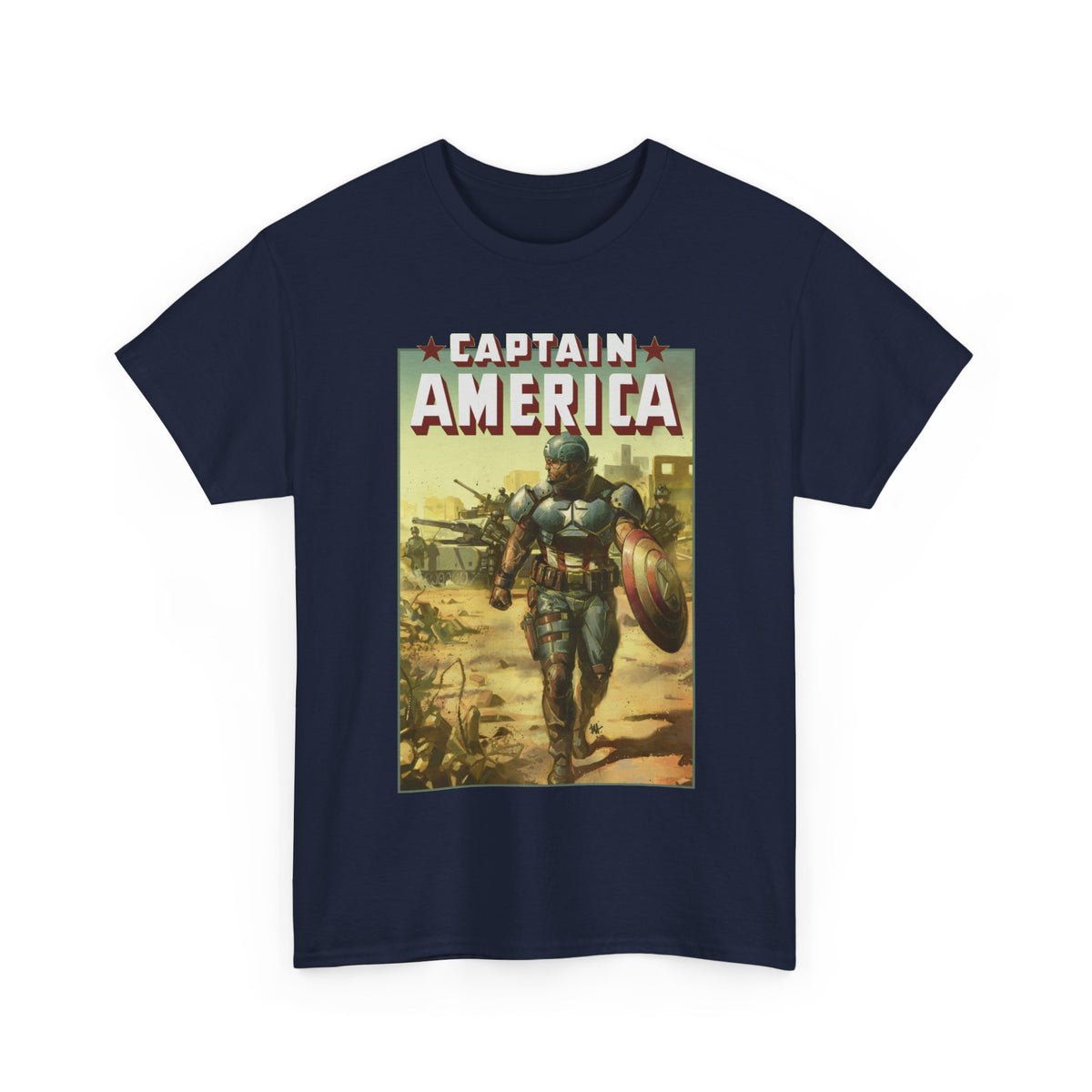Captain America T-Shirt - Ben Harvey Art - Marvel Comics
