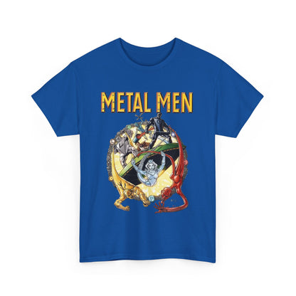 Metal Men T-Shirt - George Perez Art - DC Comics - Classic Silver Age Team - Mercury, Iron, Tin, Gold