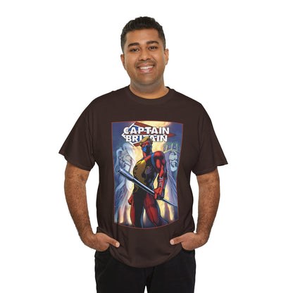 Captain Britain T-Shirt - Alan Davis Art - Excalibur Member - Marvel Comics
