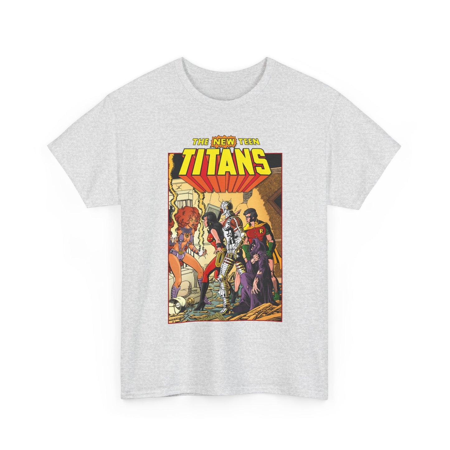 New Teen Titans T-Shirt - George Perez Art - #16 Cover - Wonder Girl, Robin, Starfire - DC Comics