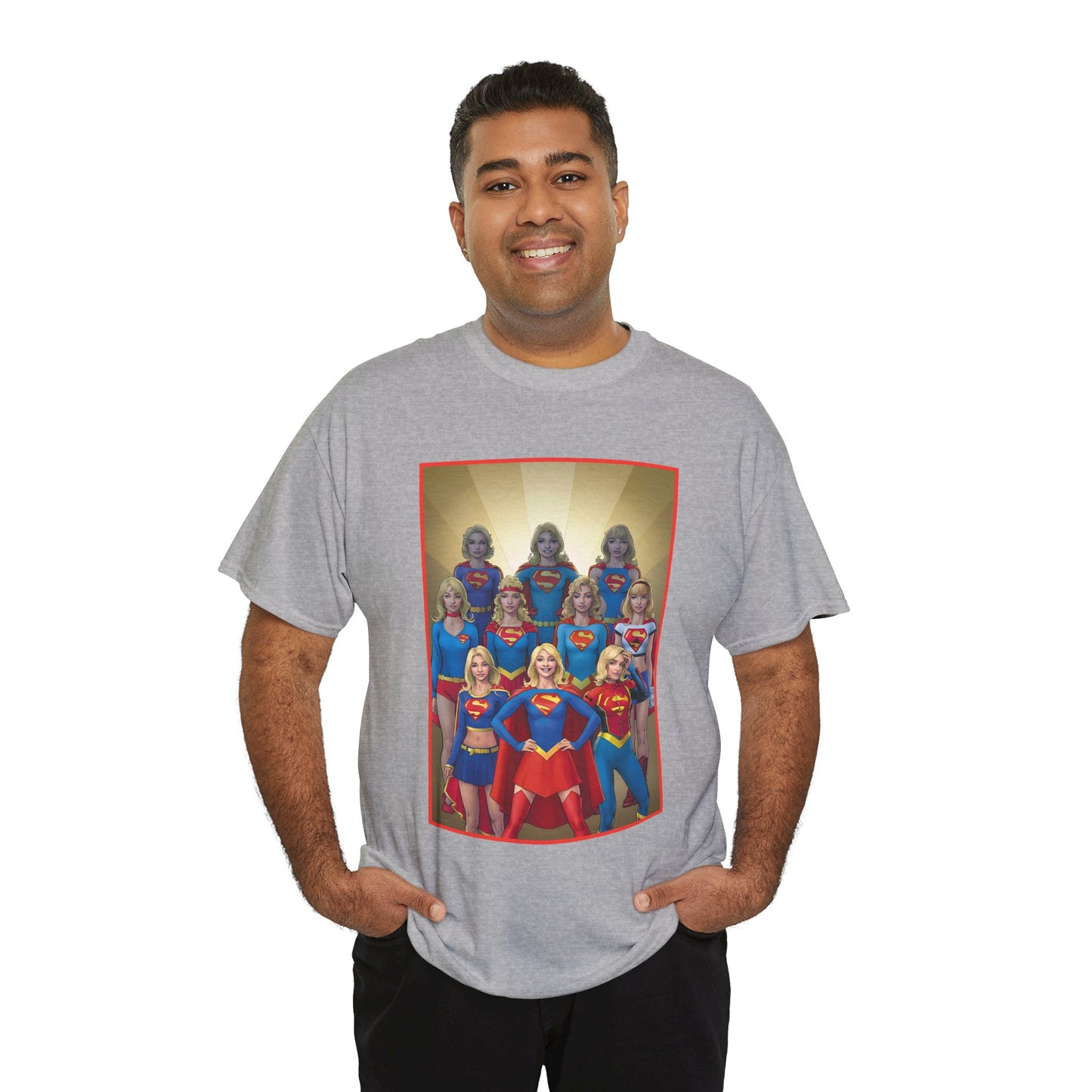 Supergirl Through the Ages T-Shirt - Nicola Scott Art - Kara from Kandor, Superman's Cousin, Linda Danvers - Survivor from Krypton - DC Comics