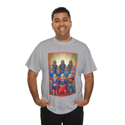 Supergirl Through the Ages T-Shirt - Nicola Scott Art - Kara from Kandor, Superman's Cousin, Linda Danvers - Survivor from Krypton - DC Comics