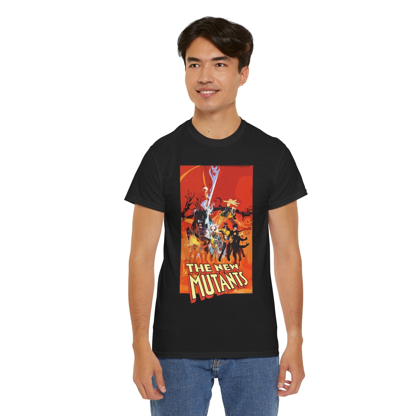 New Mutants T-Shirt - Bill Sienkiewicz Art - Marvel Comics - Magik, Warlock, Cannonball, Wolsbane, Sunspot