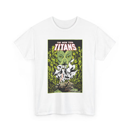Raven T-Shirt - George Perez Art - New Teen Titans - Versus Phobia - White Raven Costume - DC Comics