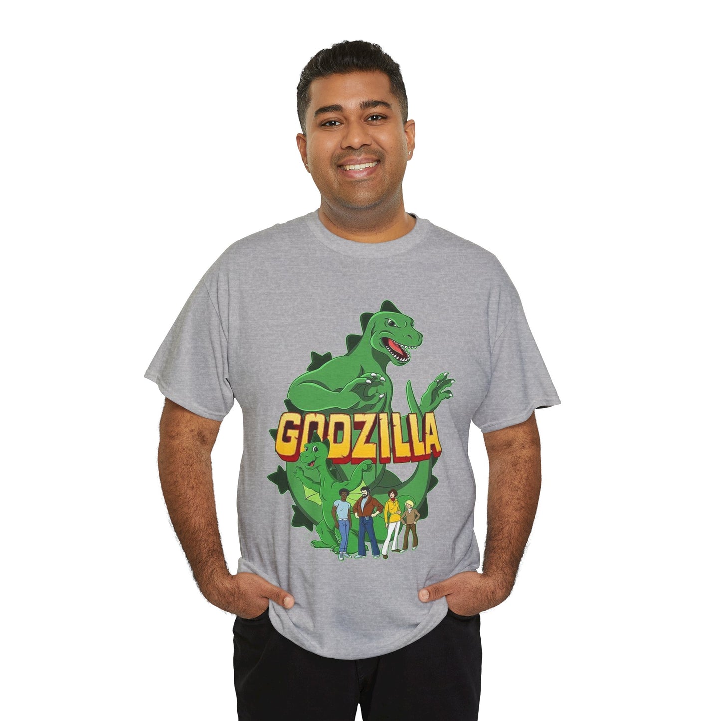 Godzilla T-Shirt - Popular 1970s Hanna-Barbera Cartoon - Godzooky - Retro 70s Animation - Toho - King of the Monsters
