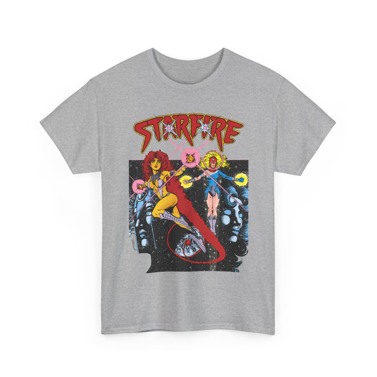 Starfire & Harbinger T-Shirt - George Perez Art - Teen Titans Spotlight #19 Cover - DC Comics