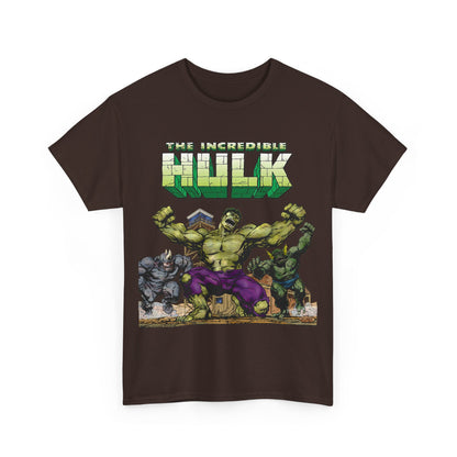 Incredible Hulk T-Shirt - Classic John Byrne Art - Rhino, Abomination - Marvel Comics - Bruce Banner