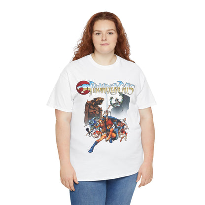Thundercats T-Shirt - Lion-O, Panthro, Cheetara, Tygra, Snarf, WilyKit and WilyKat, Mumm-Ra