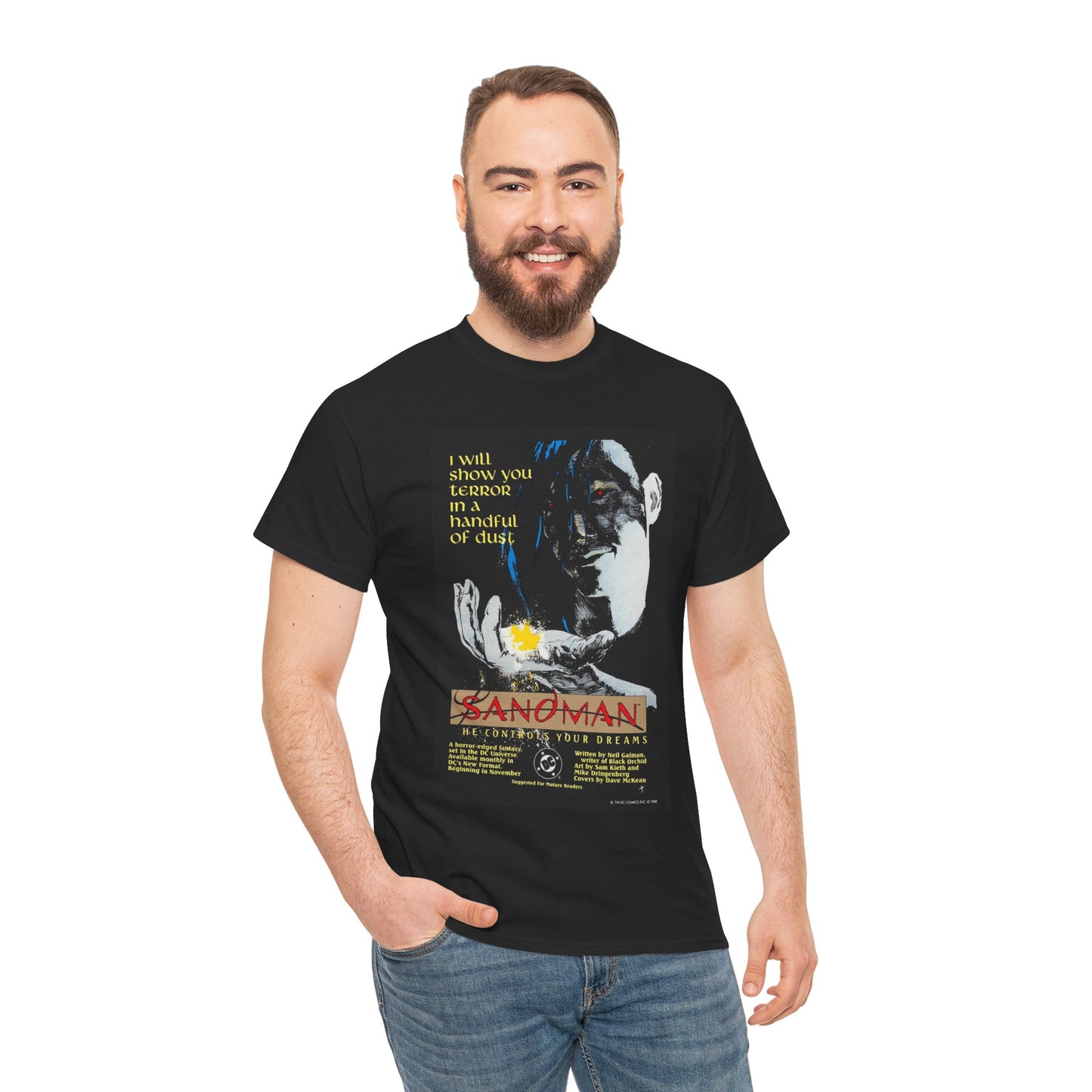 Sandman Ad T-Shirt - 1988 DC/Vertigo Comics