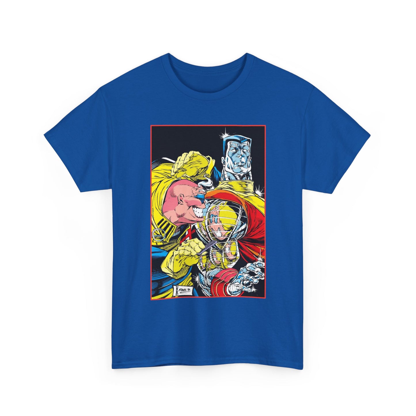 Strong Guy & Colossus T-Shirt - Dale Keown Art - Uncanny X-Men Annual Poster - Marvel Comics