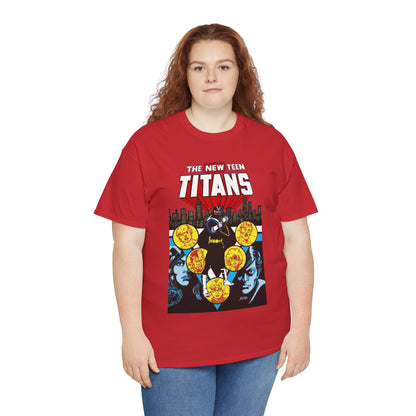 New Teen Titans T-Shirt - George Perez Art - Vigilante, Robin, Wonder Girl - Annual #2 Cover Art - DC Comics