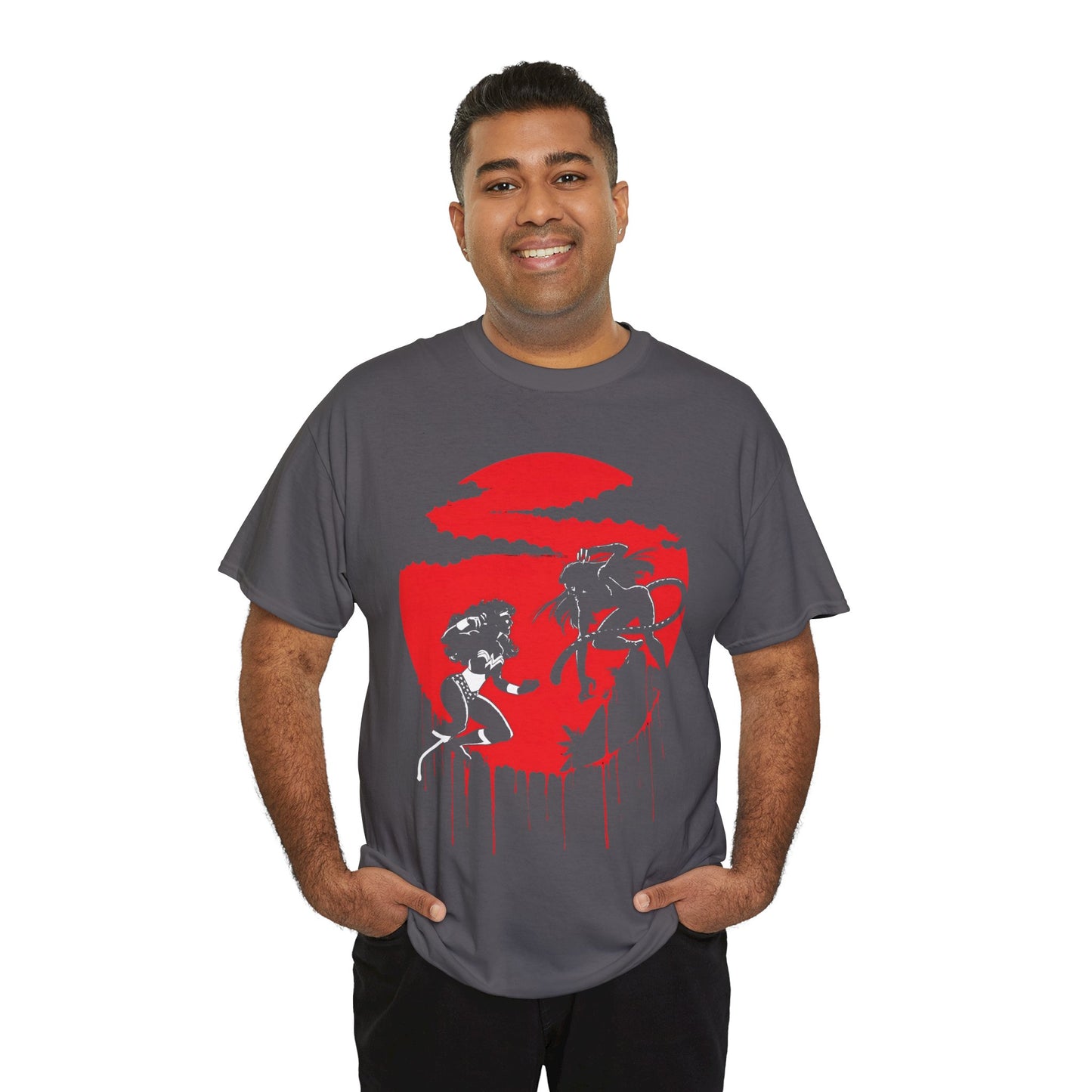 Wonder Woman Vs Cheetah T-Shirt - George Perez Art - Ultimate Blood Battle - DC Comics
