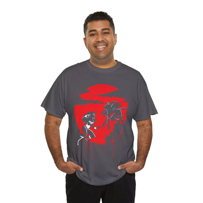 Wonder Woman Vs Cheetah T-Shirt - George Perez Art - Ultimate Blood Battle - DC Comics