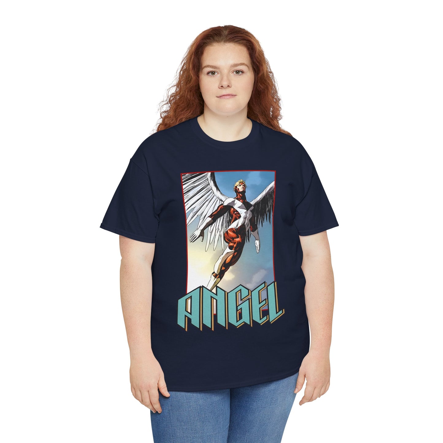 Angel T-Shirt - Mike Deodato Art - Marvel Comics X-Men Member