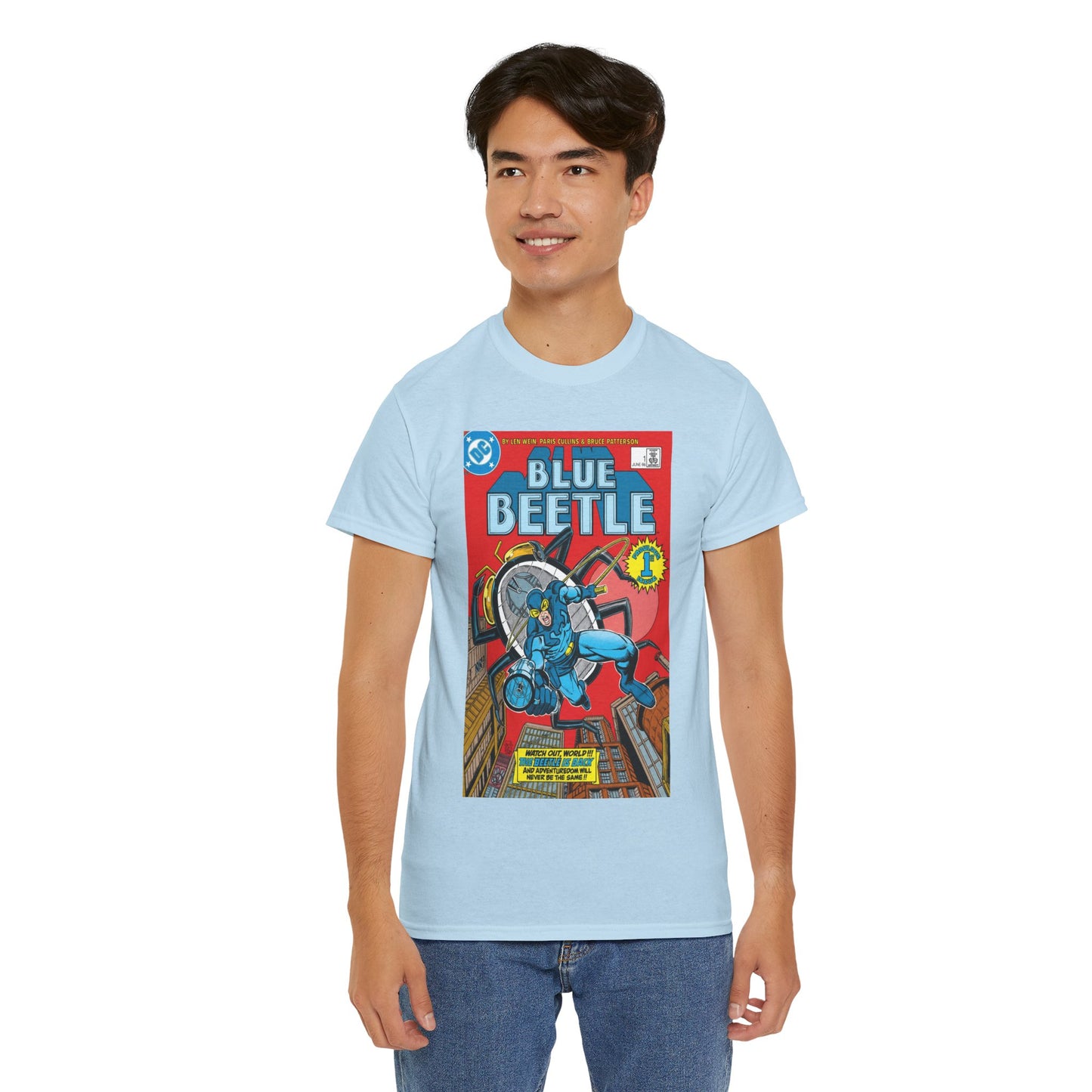Blue Beetle #1 T-Shirt - Paris Cullins Art - Ted Kord - DC Comics