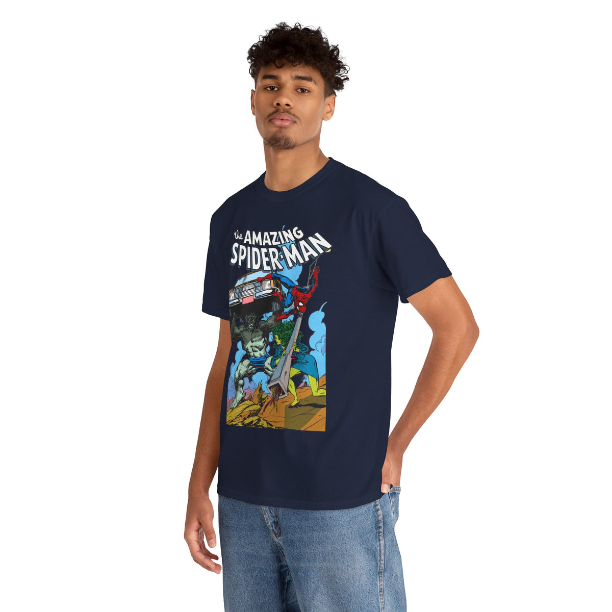 Amazing Spider-Man & She-Hulk T-Shirt - John Byrne Art - Marvel Comics