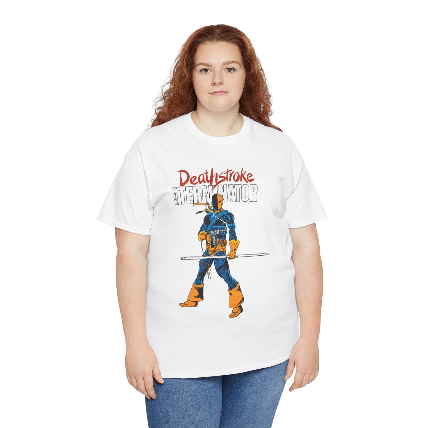 Deathstroke T-Shirt - George Perez Art - New Teen Titans Foe & Mercenary - Slade Wilson, Father of Jericho and Ravager - DC Comics - The Terminator