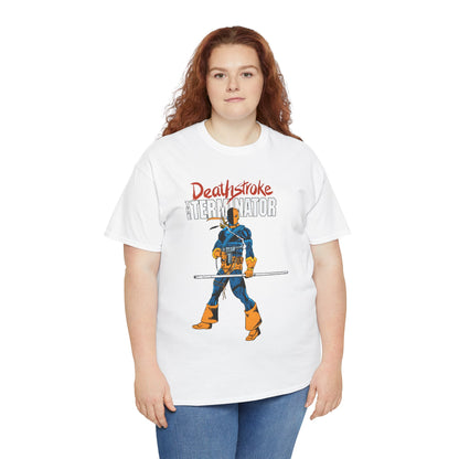 Deathstroke T-Shirt - George Perez Art - New Teen Titans Foe & Mercenary - Slade Wilson, Father of Jericho and Ravager - DC Comics - The Terminator