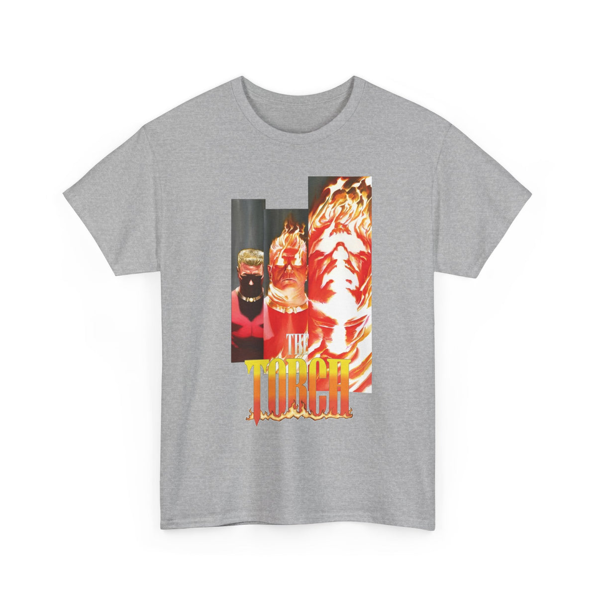 The Torch T-Shirt - Alex Ross Art - Jim Hammond - Golden Age Member of the Invaders - Marvel Comics