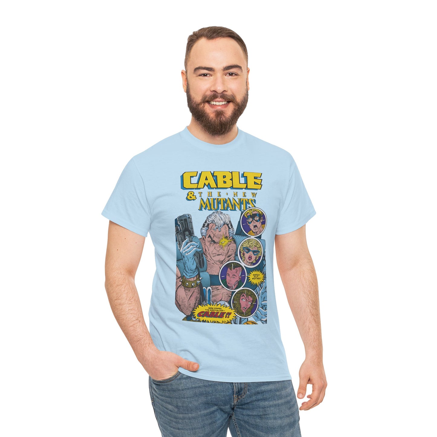 Cable & the New Mutants T-Shirt - #87 Cover Art - Wolfsbane, Boom-Boom, Cannonball - Marvel Comics