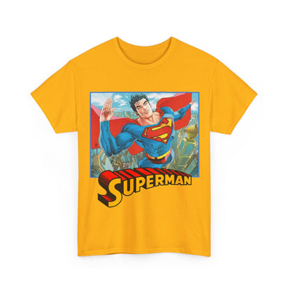 Superman T-Shirt - Guillem March Art - Variant Connecting Cover Art - Flying Over Metropolis - DC Comics All-In